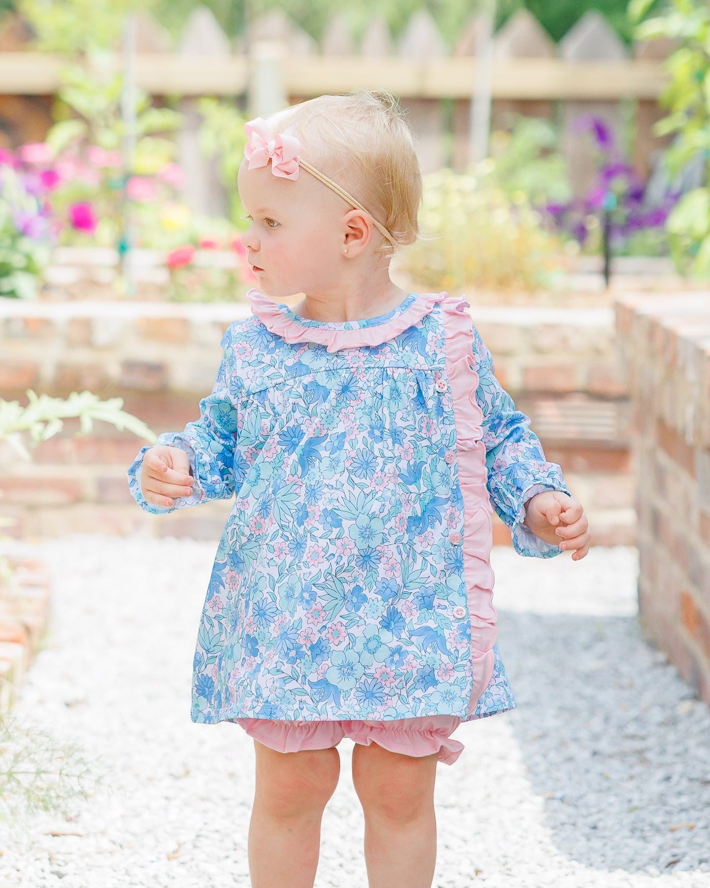 Painted Petals Bloomer Short Set