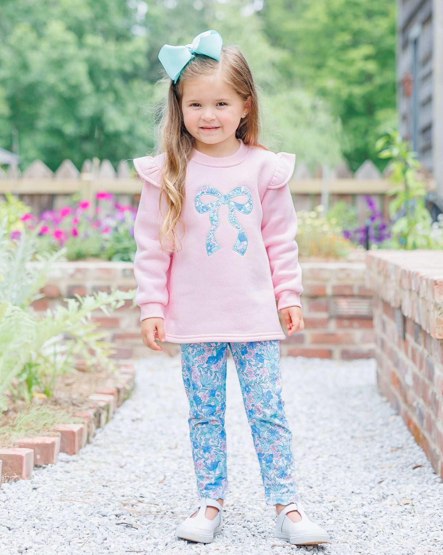 Painted Petals Sweatshirt Set