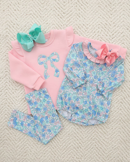 Painted Petals Sweatshirt Set