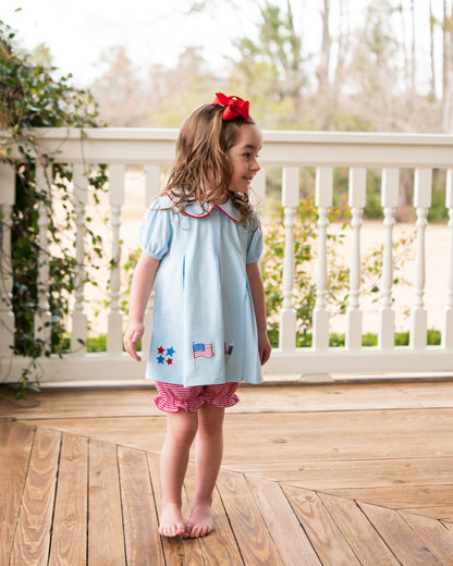 Patriotic Pleat Bloomer Set