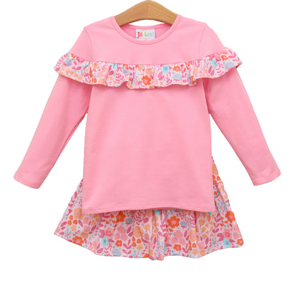 Poppy Floral Skort Set