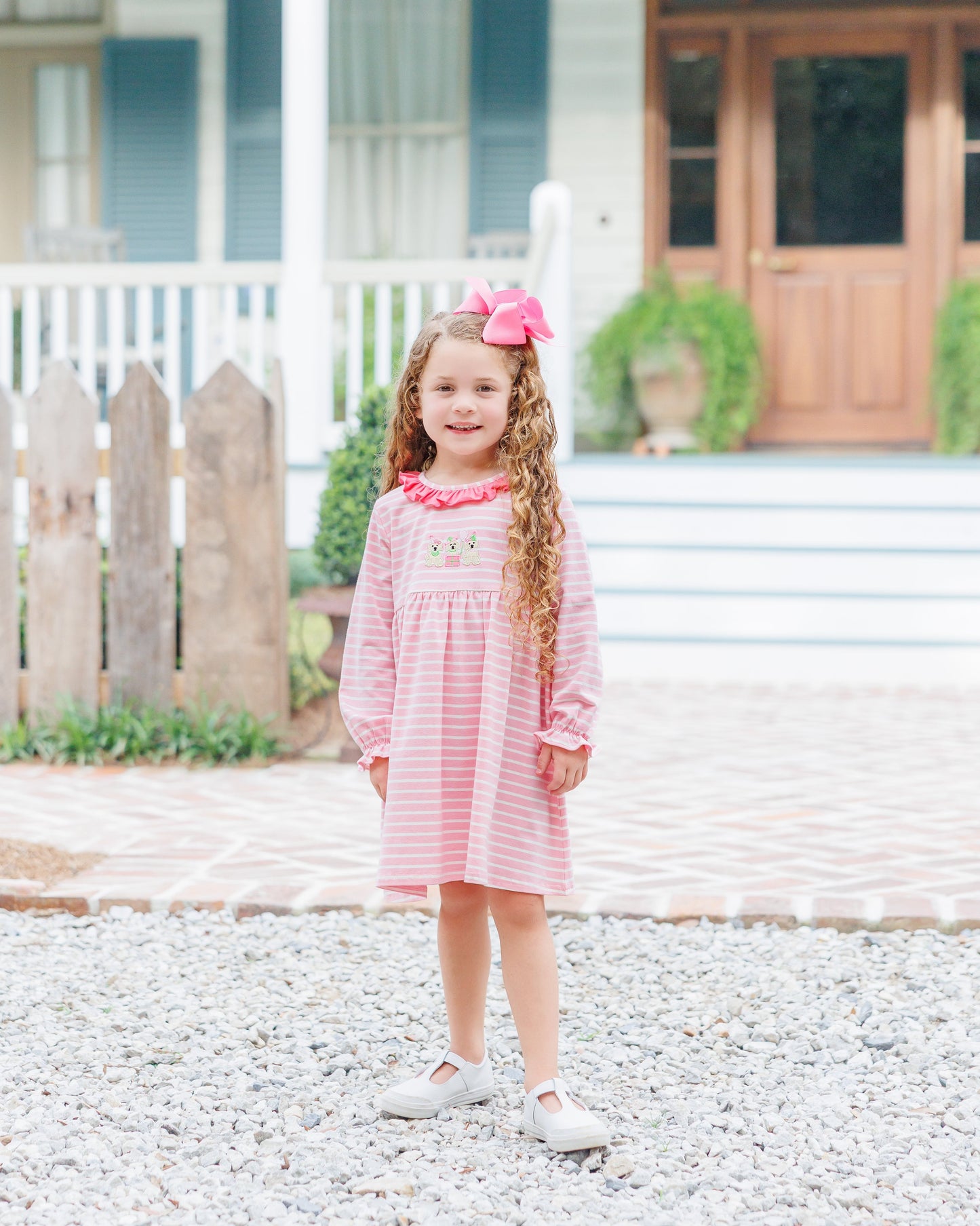 Puppy Party Ruffled Dress