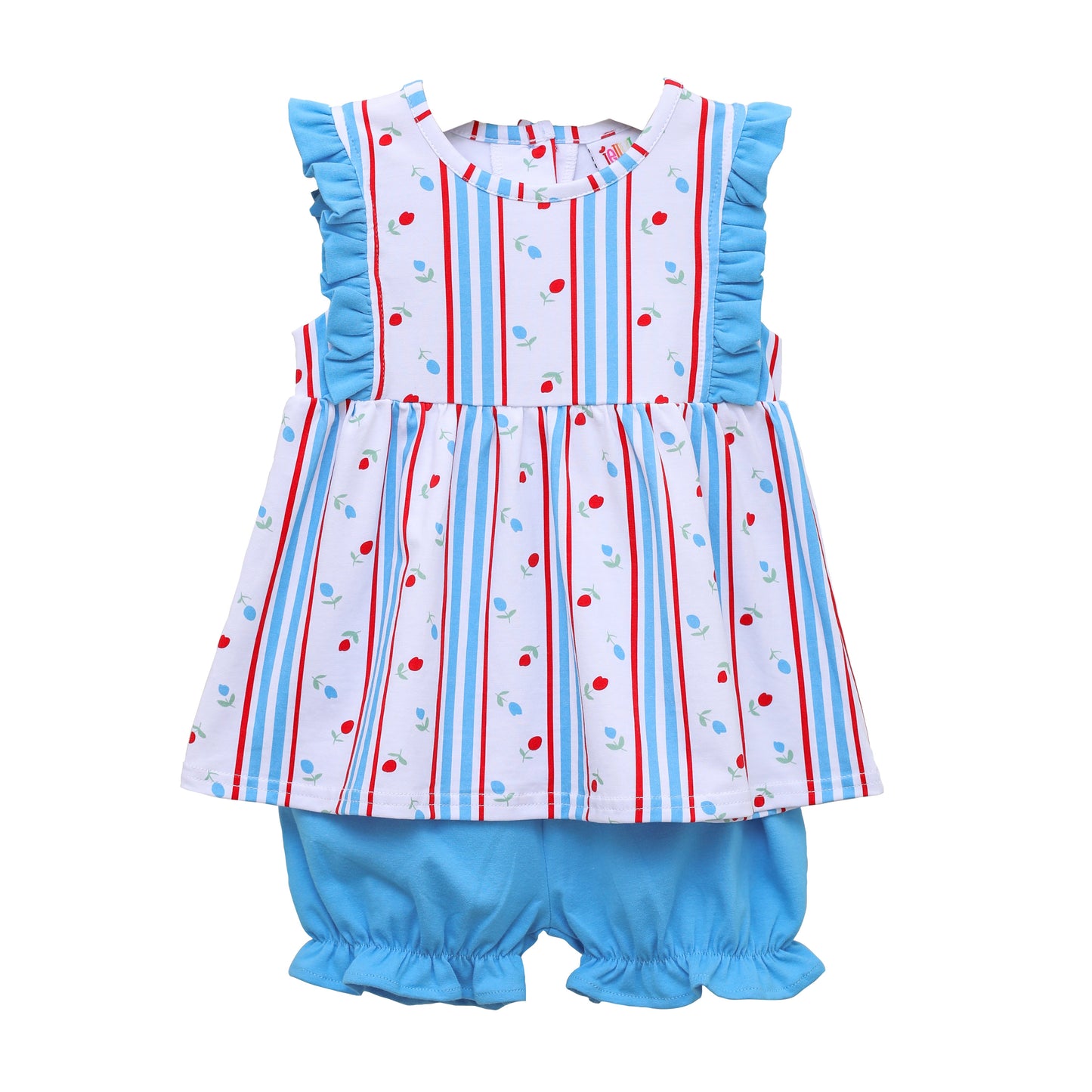 Red, White, and Blue Rosebud Bloomer Set