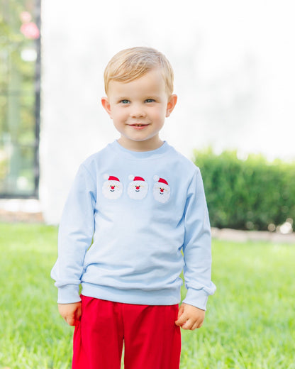 Santa Pullover Blue