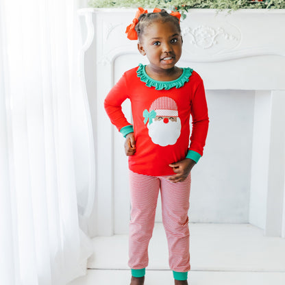 Santa Pants Set Dark Skin Ruffled