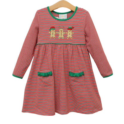 Santa's Sweet Helpers Pocket Dress