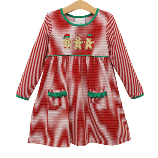 Santa's Sweet Helpers Pocket Dress