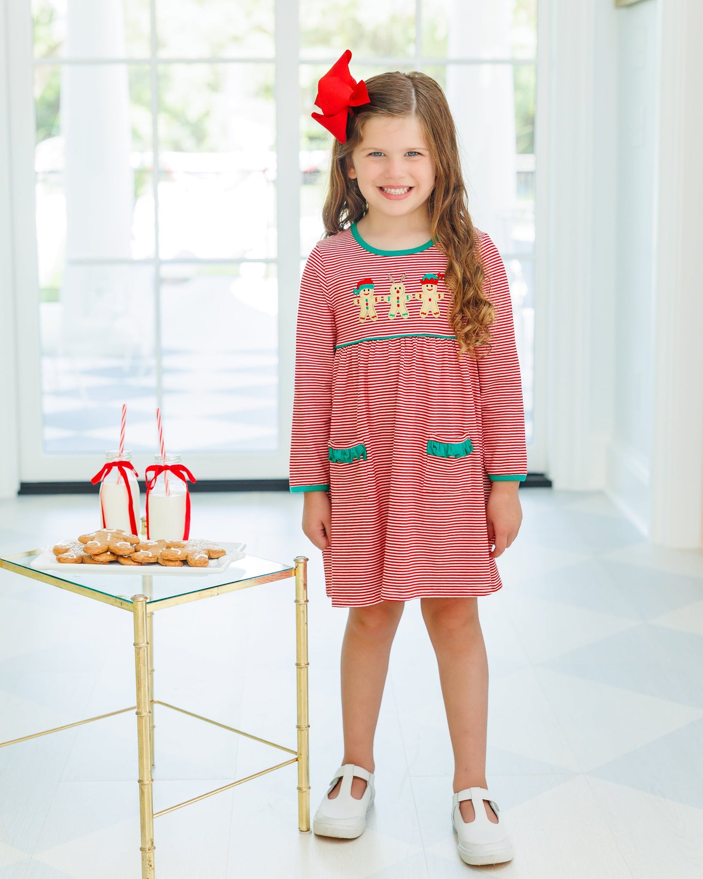 Santa's Sweet Helpers Pocket Dress