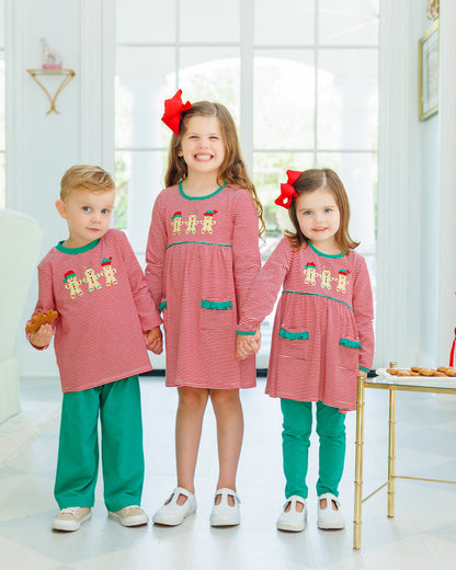 Santa's Sweet Helpers Pocket Dress