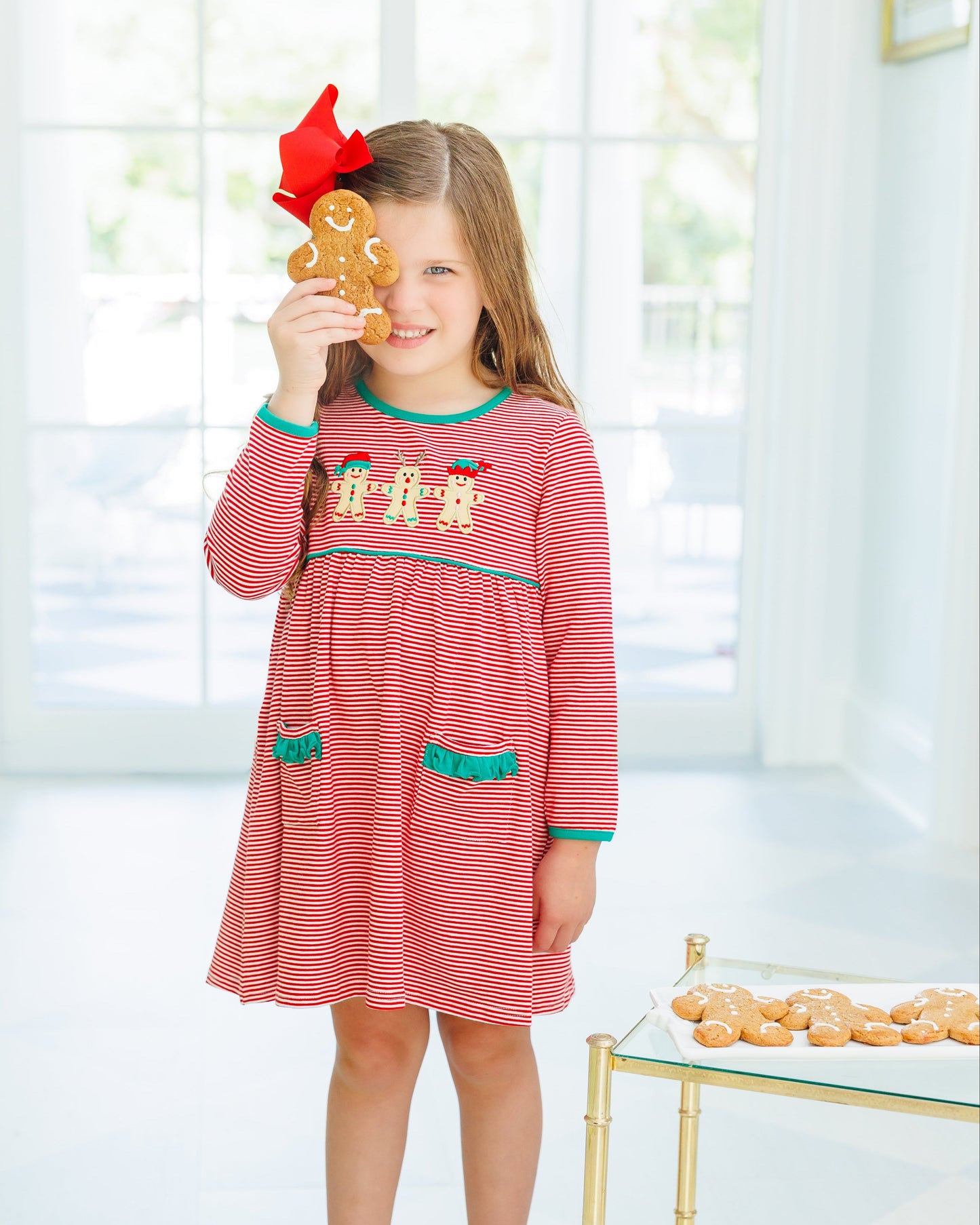 Santa's Sweet Helpers Pocket Dress