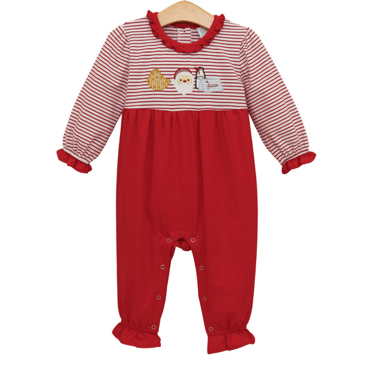 Santa's Treats Romper Ruffle