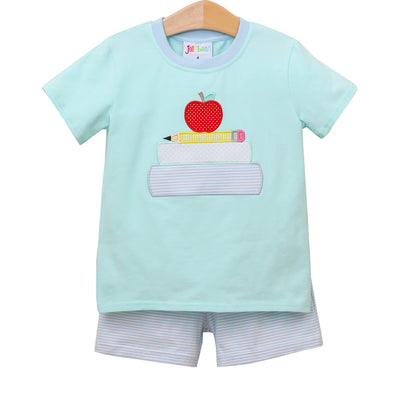 School book stack short set