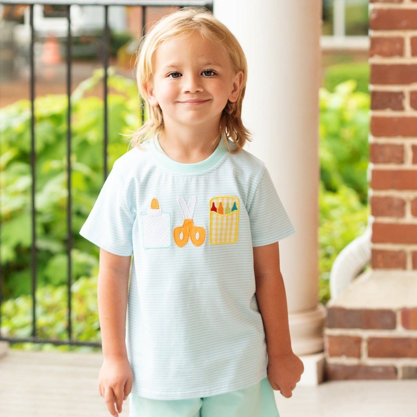 School Supplies Boy Shirt