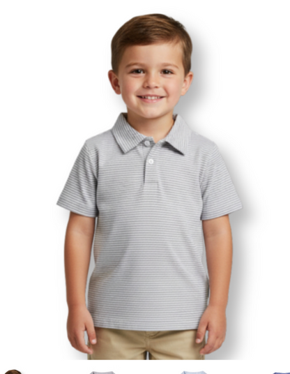 Polo Short Sleeved Striped Shirt