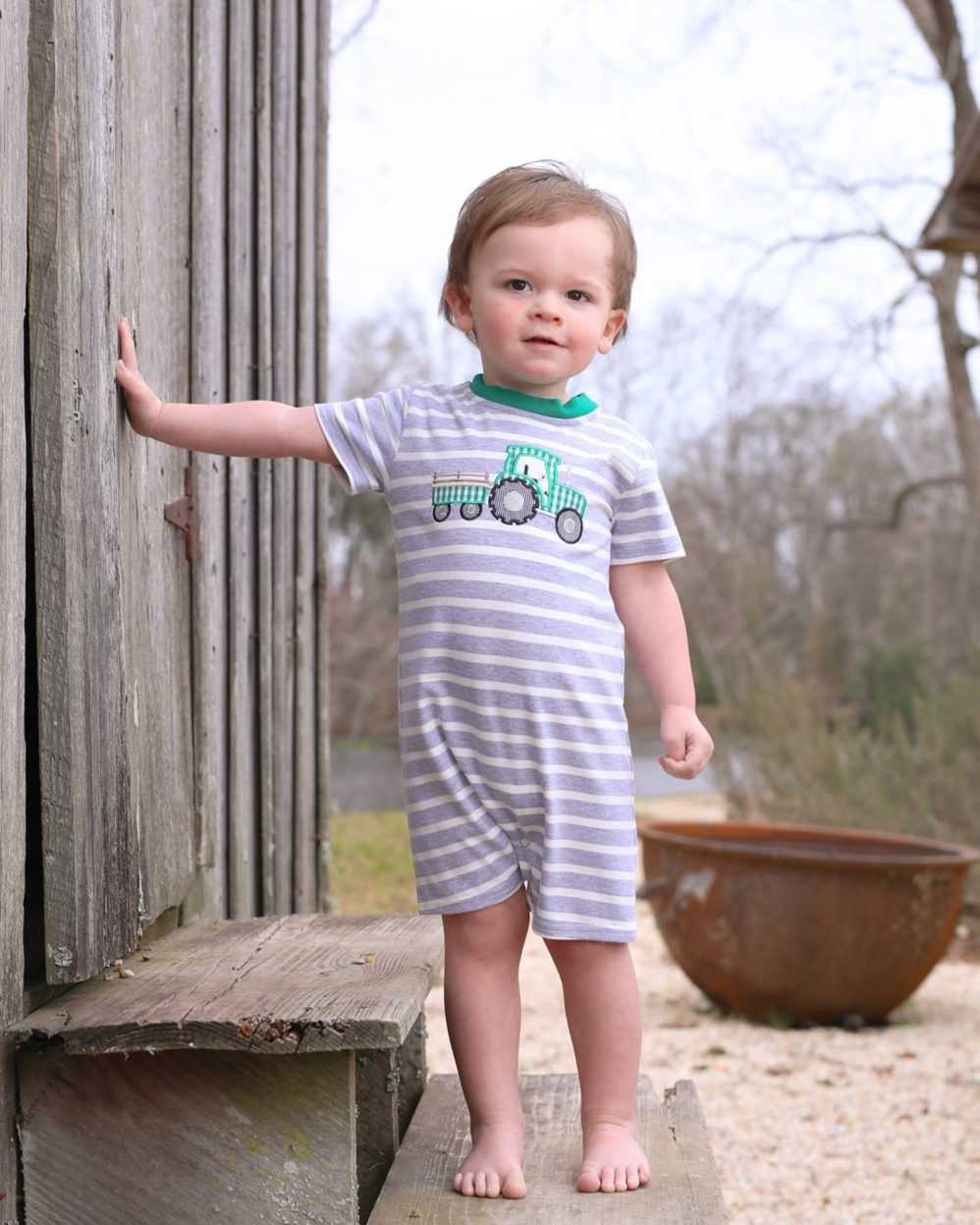 Tractor Romper