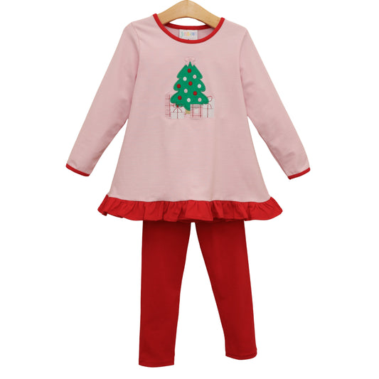 Under the Tree Pants Set Ruffled