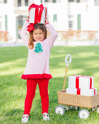 Under the Tree Pants Set Ruffled
