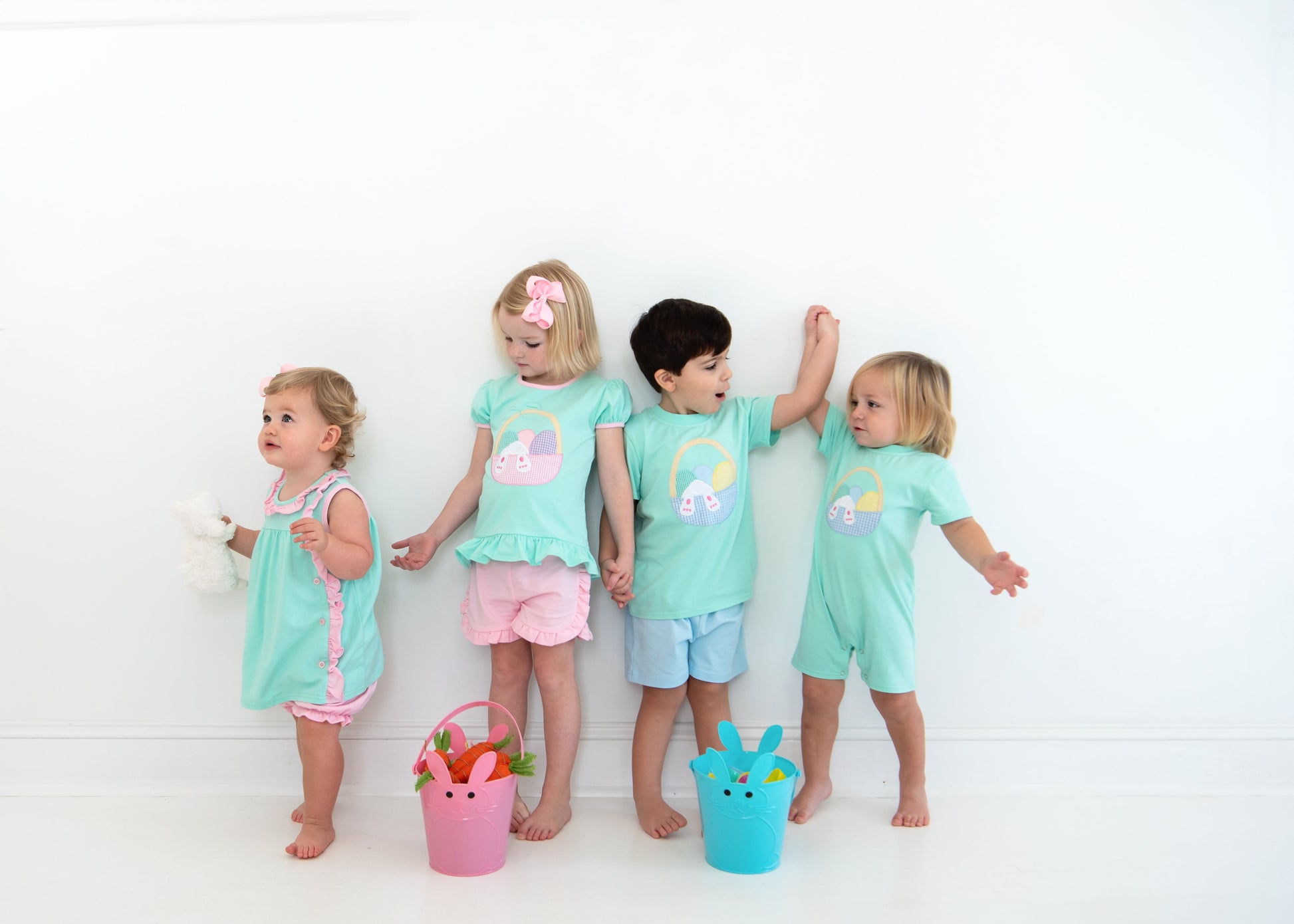 Easter Basket Short Set Girl - Tea and Cotton IncTea and Cotton Inc