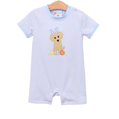 Easter Dog Romper Blue - Tea and Cotton IncTea and Cotton Inc
