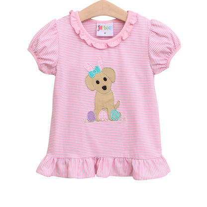 Easter Ruffled Puppy Shirt - Tea and Cotton IncTea and Cotton Inc