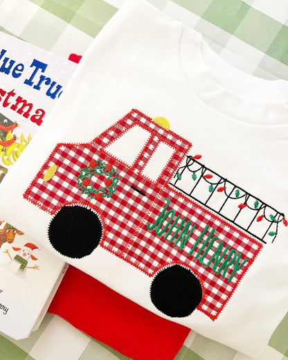 Firetruck Applique - Tea and Cotton IncTea and Cotton Inc