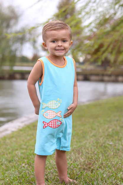 Fish Trio Romper - Tea and Cotton IncTea and Cotton Inc