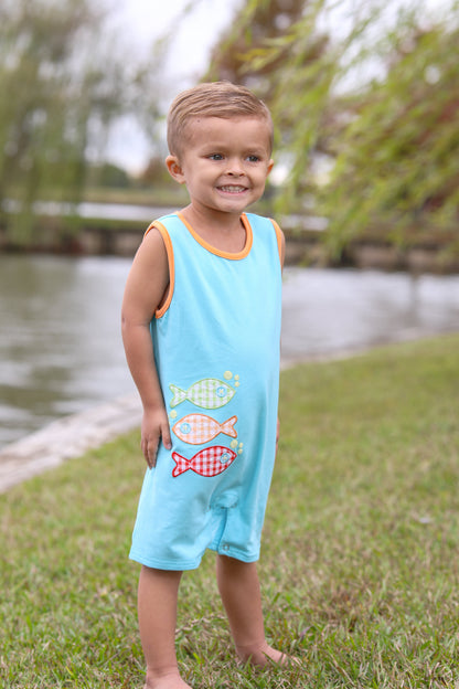 Fish Trio Romper - Tea and Cotton IncTea and Cotton Inc