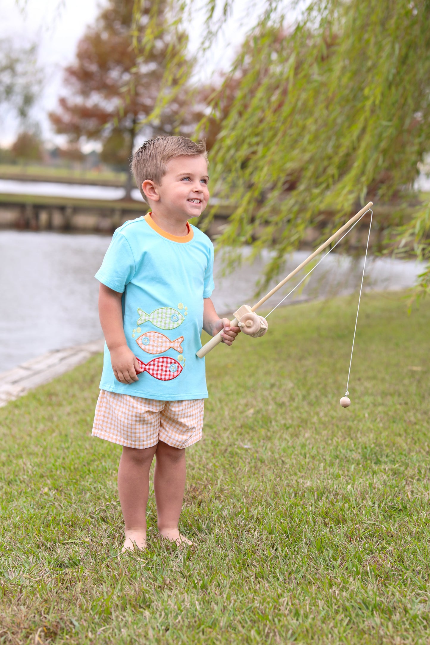 Fish Trio Short Set Boy - Tea and Cotton IncTea and Cotton Inc