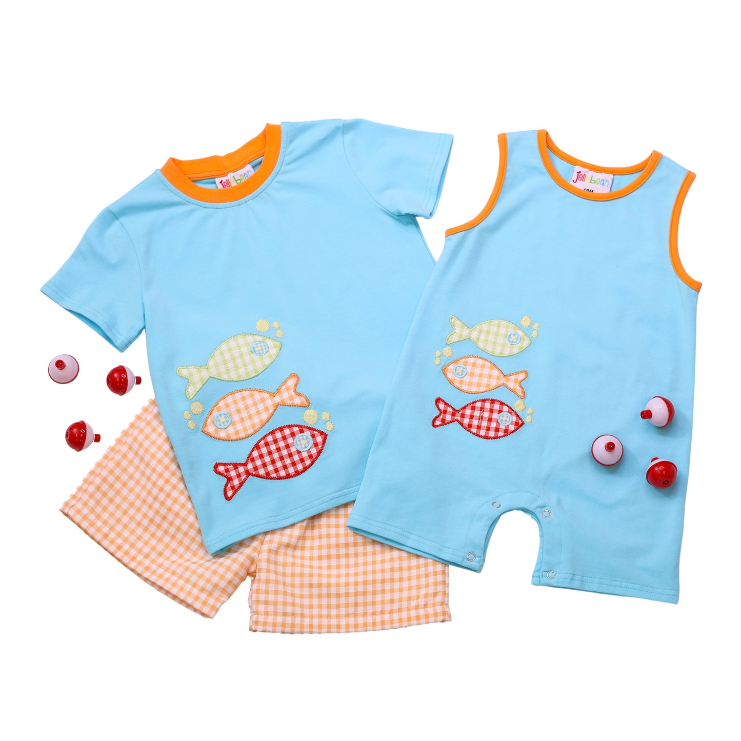 Fish Trio Short Set Boy - Tea and Cotton IncTea and Cotton Inc