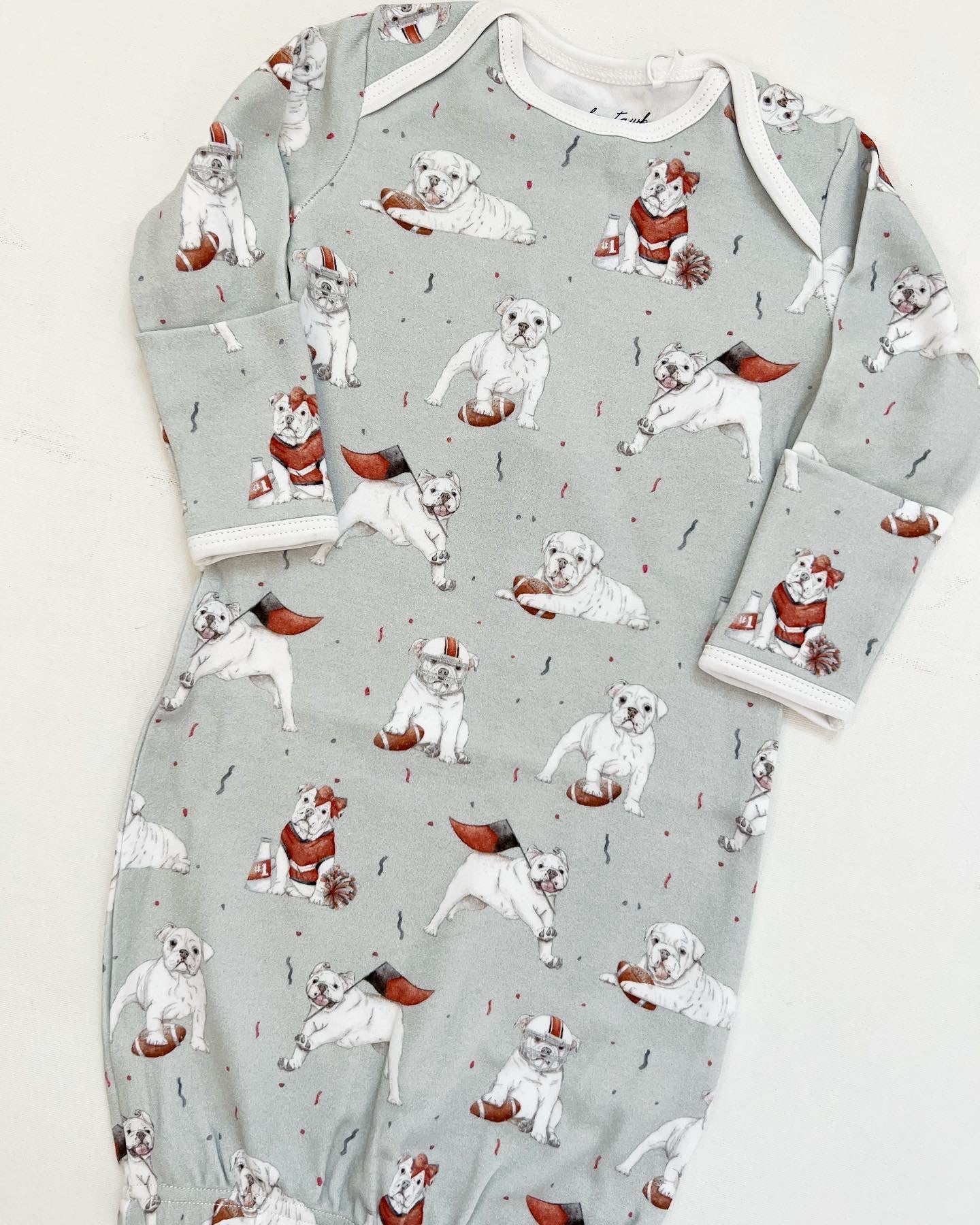 Georgia Organic Cotton Pajama's baby gown - Tea and Cotton IncTea and Cotton Inc
