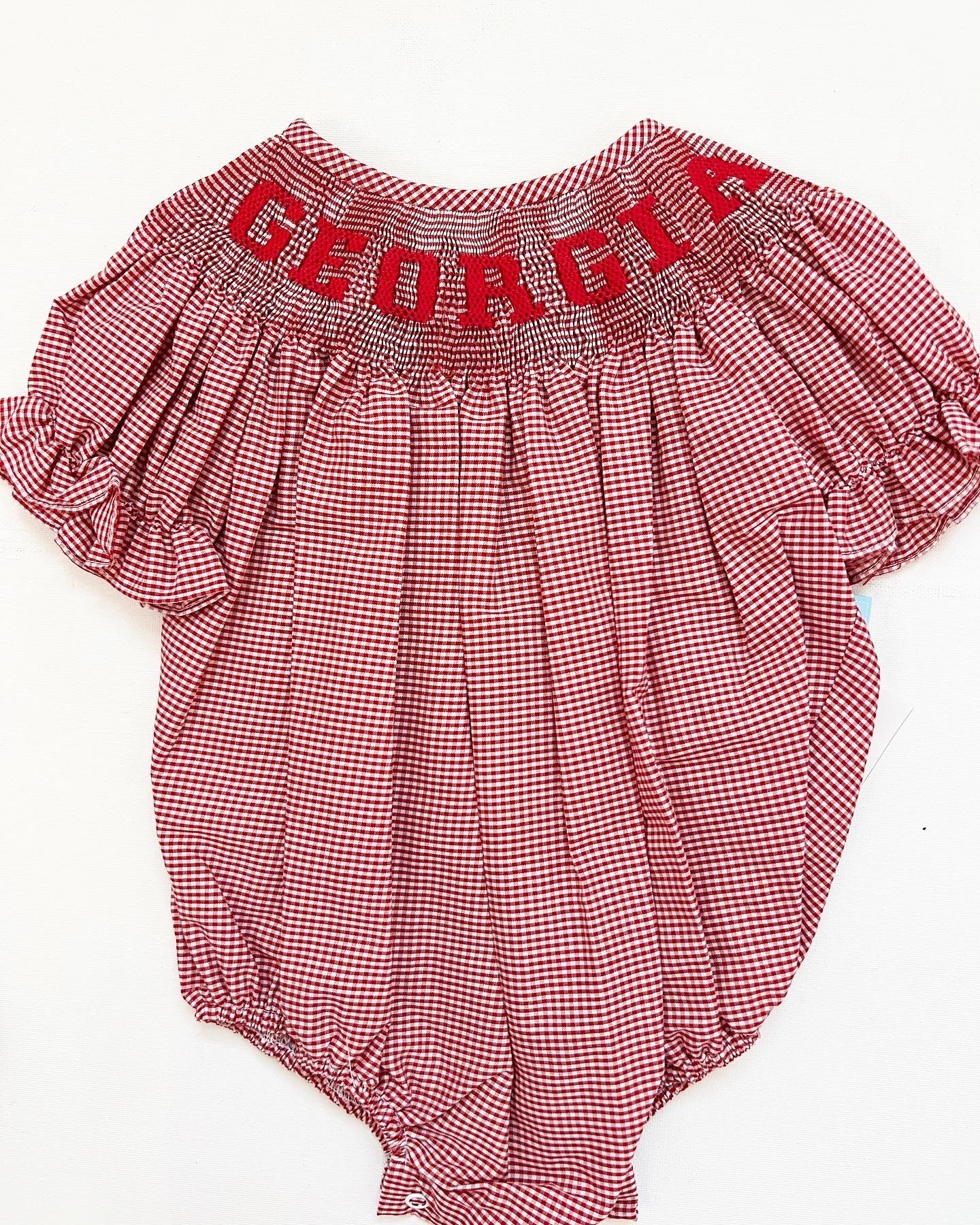 Georgia Smocked Bubble Girl - Tea and Cotton IncTea and Cotton Inc