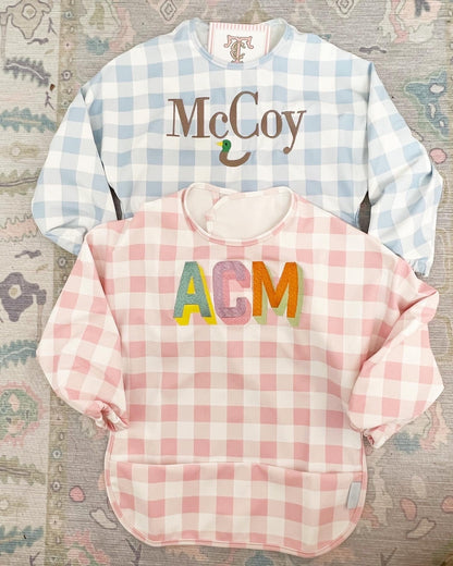 Gingham Wipeable Washable Smock/Bib - Tea and Cotton IncTea and Cotton Inc