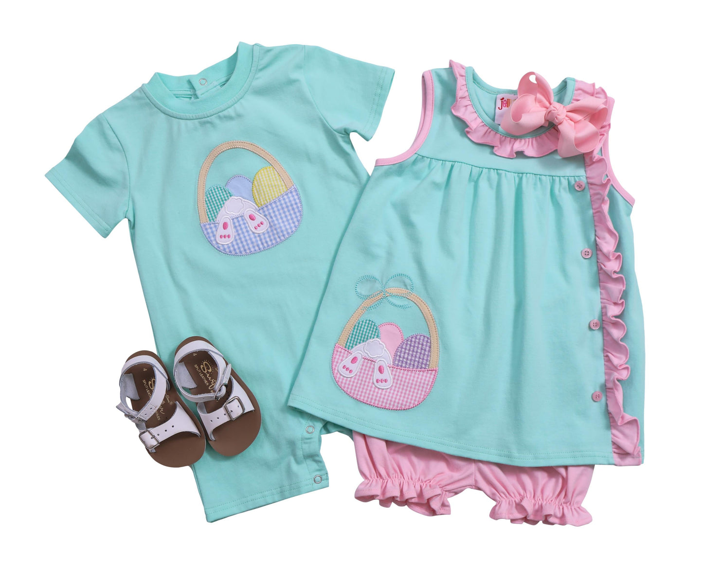 Girl Easter Basket Bloomer Set - Tea and Cotton IncTea and Cotton Inc