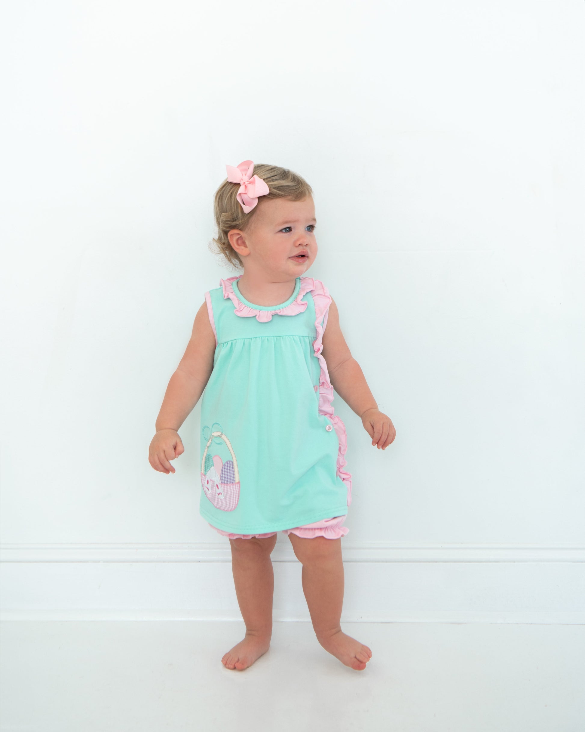 Girl Easter Basket Bloomer Set - Tea and Cotton IncTea and Cotton Inc