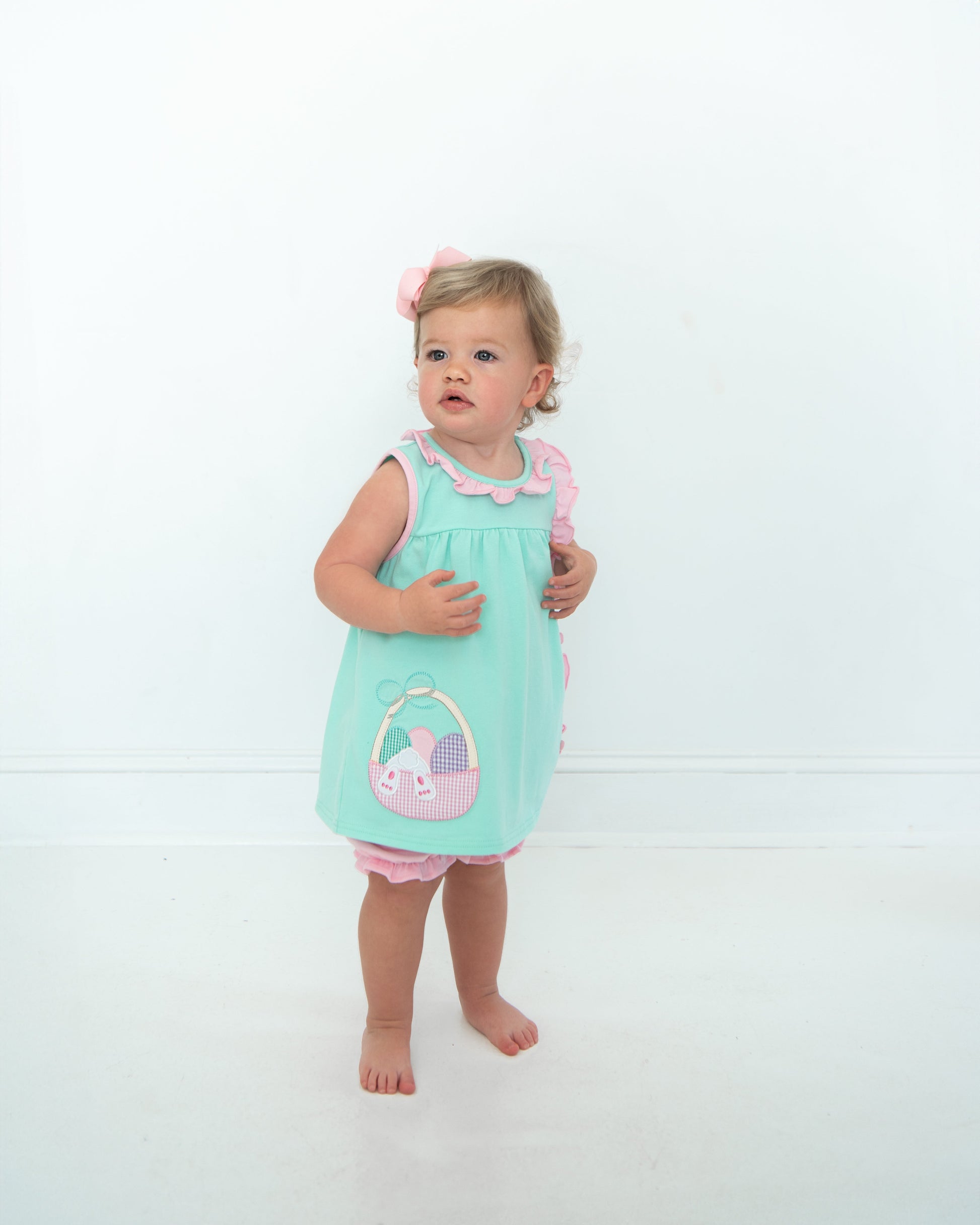 Girl Easter Basket Bloomer Set - Tea and Cotton IncTea and Cotton Inc