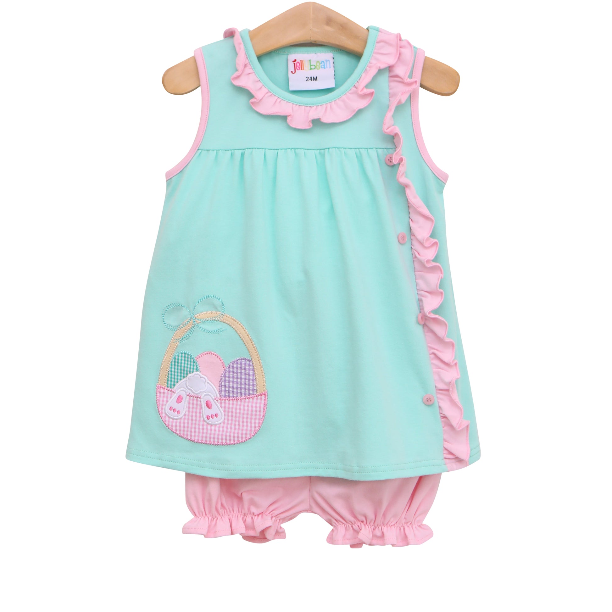Girl Easter Basket Bloomer Set - Tea and Cotton IncTea and Cotton Inc