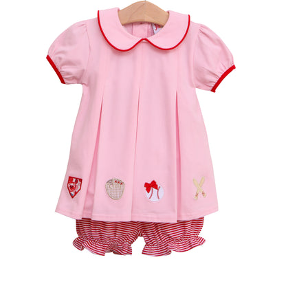 Home Run Pleat Bloomer Set - Tea and Cotton IncTea and Cotton Inc