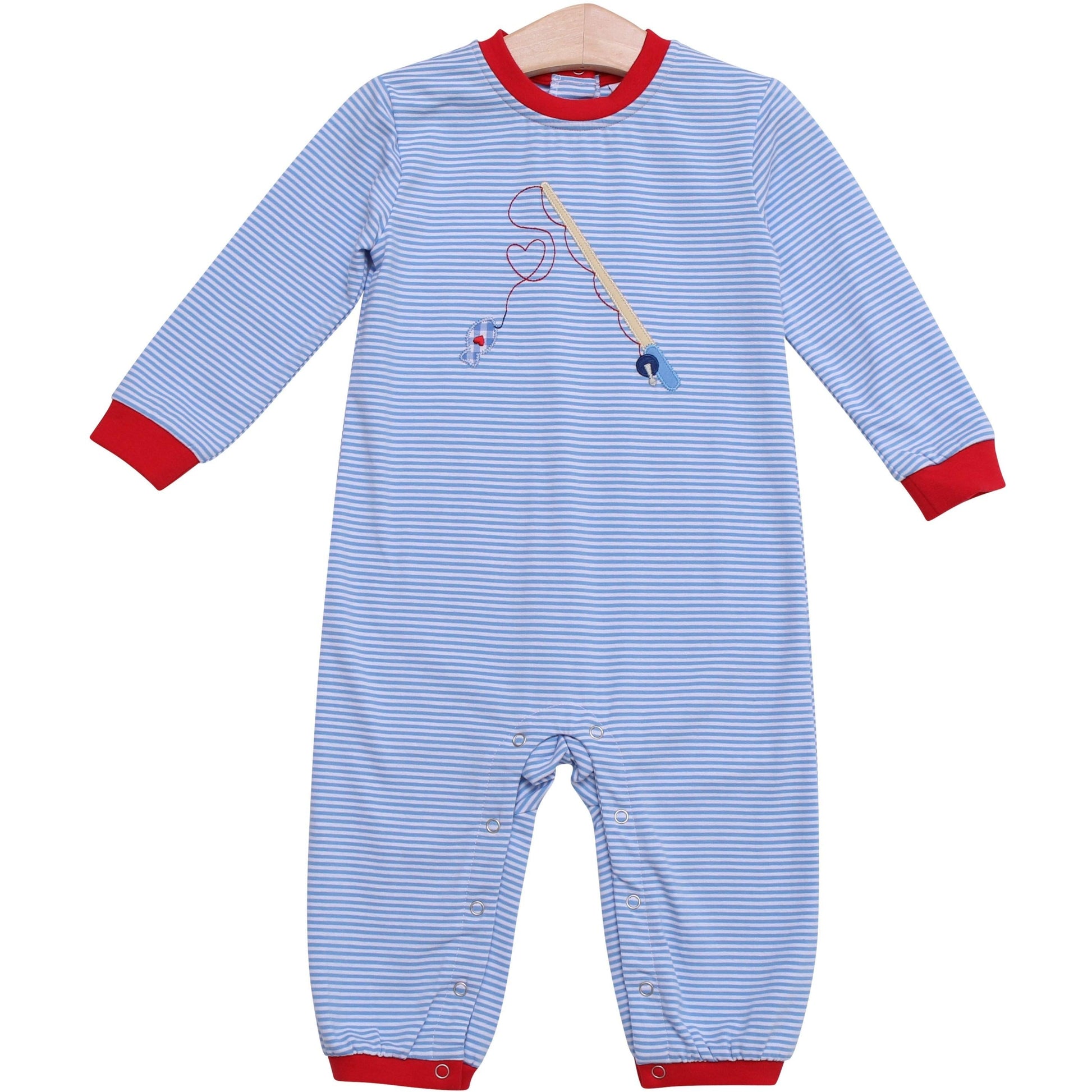 Hooked on you Applique Romper - Tea and Cotton IncTea and Cotton Inc