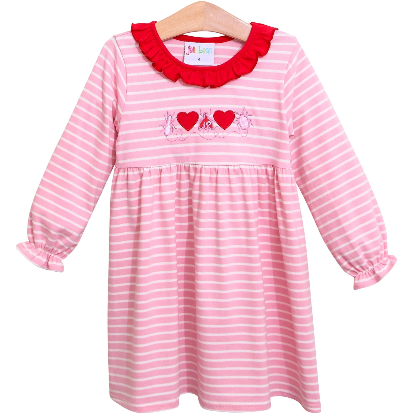 Love Bug Applique Dress - Tea and Cotton IncTea and Cotton Inc