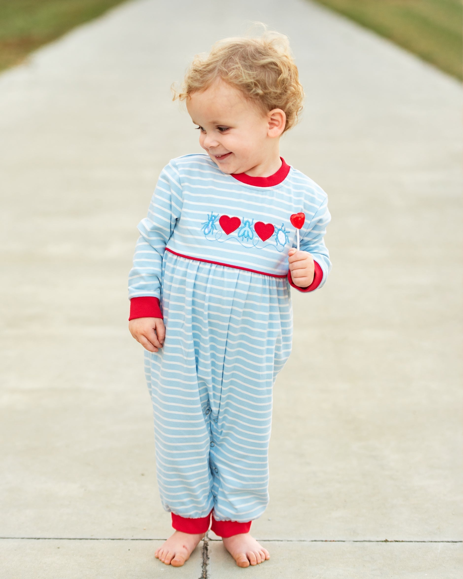 Love Bug Applique Romper - Tea and Cotton IncTea and Cotton Inc