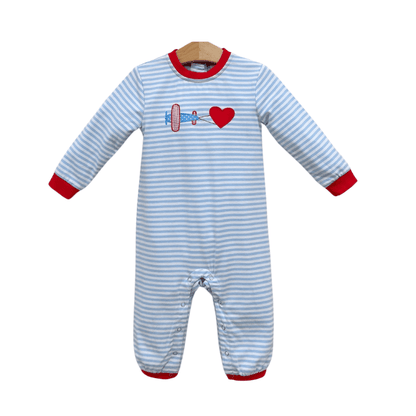 Love is in the air airplane romper - Tea and Cotton IncTea and Cotton Inc