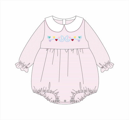 Mini Heart Embroidery Bubble - Tea and Cotton IncTea and Cotton Inc