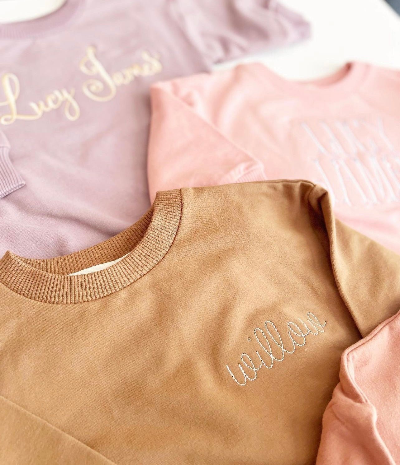 New* GIRL Puff Sleeve Sweatshirt - Tea and Cotton IncTea and Cotton Inc