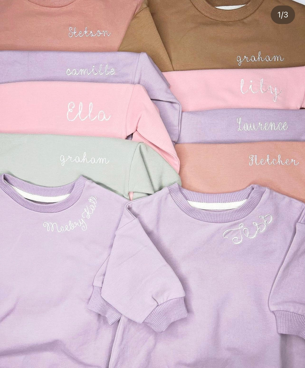 New* GIRL Puff Sleeve Sweatshirt - Tea and Cotton IncTea and Cotton Inc
