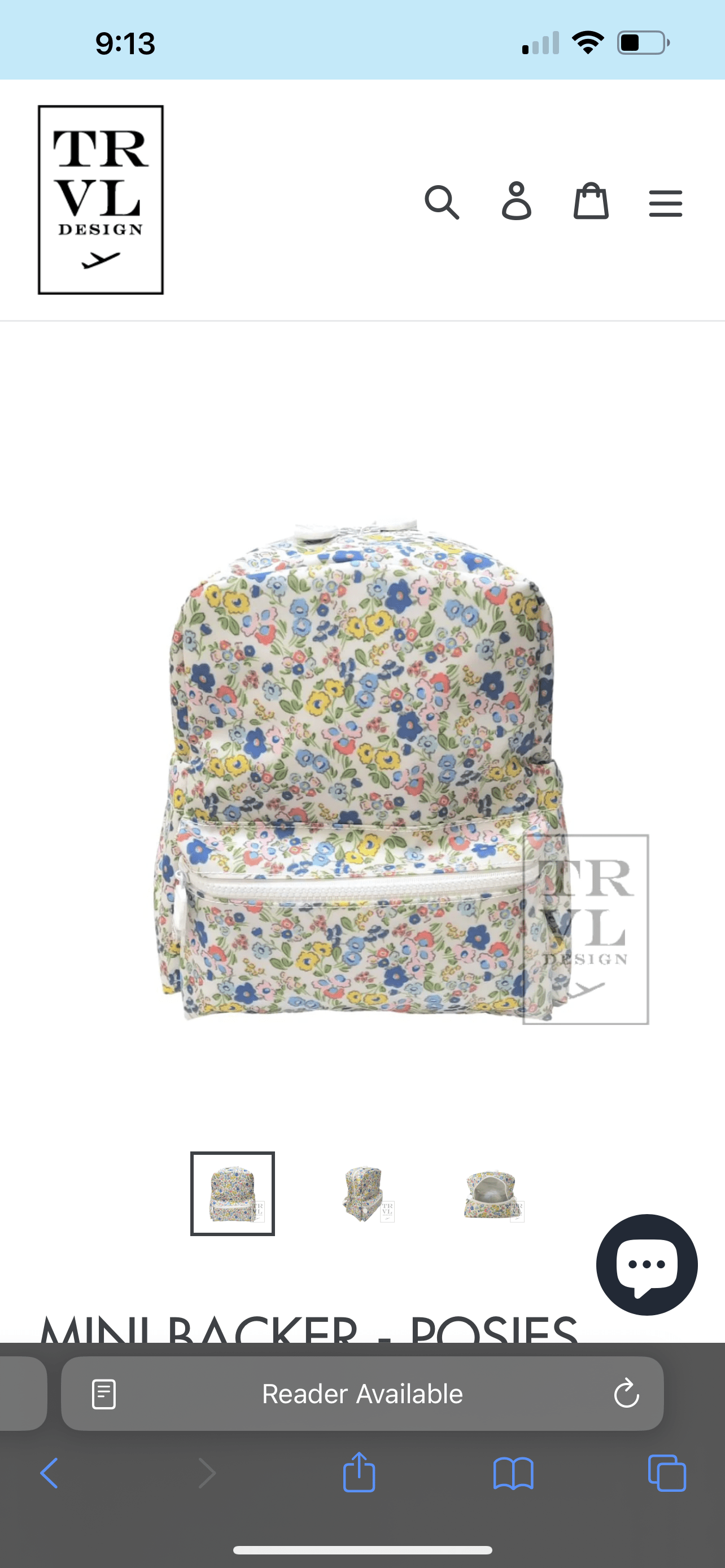 *NEW* Toddler/Mini Backpack TRVL WIPEABLE WASHABLE - Tea and Cotton IncTea and Cotton Inc