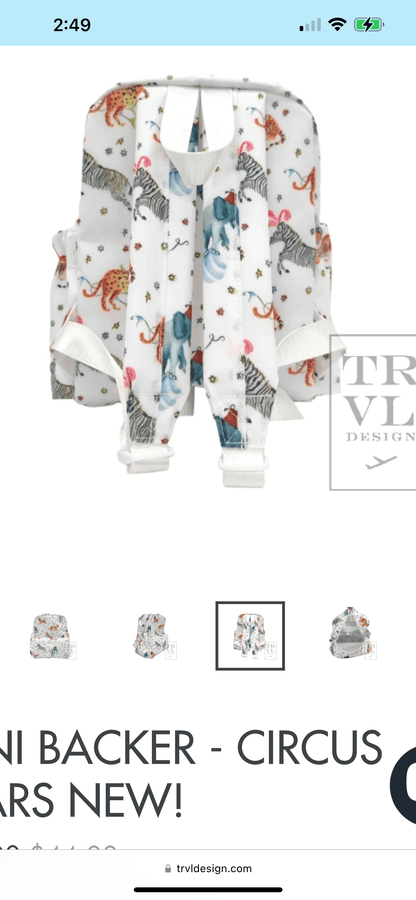 *NEW* Toddler/Mini Backpack TRVL WIPEABLE WASHABLE - Tea and Cotton IncTea and Cotton Inc
