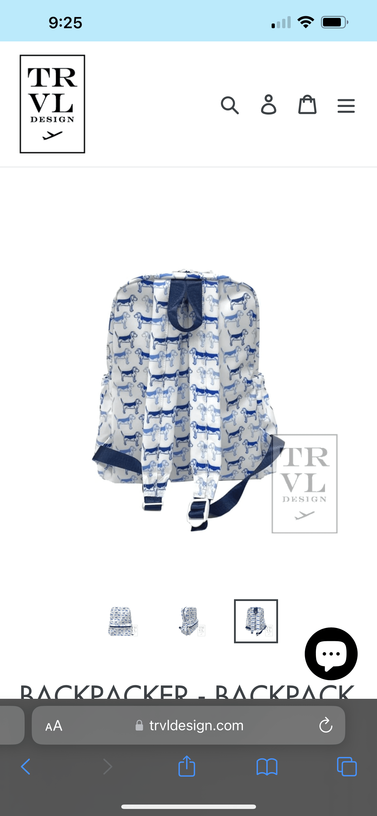 *NEW* Toddler/Mini Backpack TRVL WIPEABLE WASHABLE - Tea and Cotton IncTea and Cotton Inc
