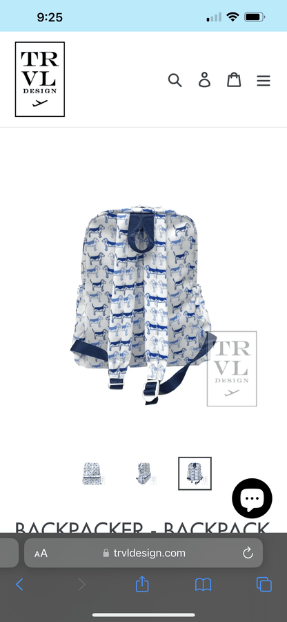 *NEW* Toddler/Mini Backpack TRVL WIPEABLE WASHABLE - Tea and Cotton IncTea and Cotton Inc