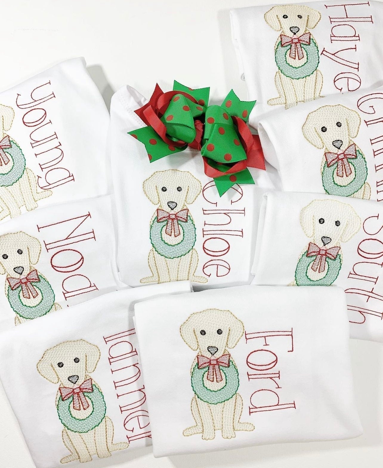 Puppy and Wreath - Tea and Cotton IncTea and Cotton Inc