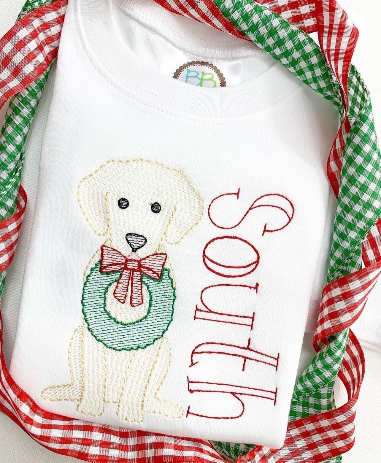 Puppy and Wreath - Tea and Cotton IncTea and Cotton Inc